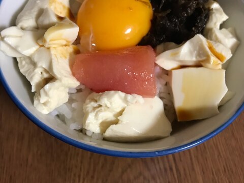 豆腐海苔丼